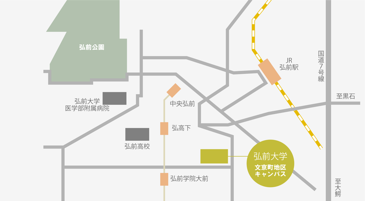 【図】弘前市内マップ